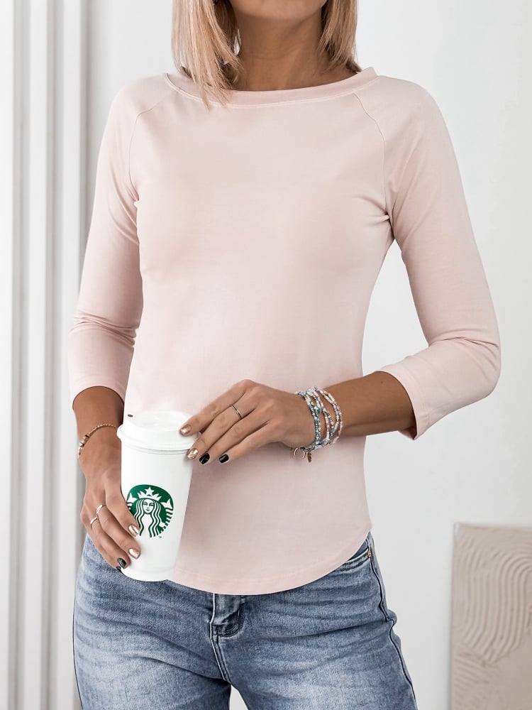 BLUZKA IRMA PUDROWY RÓŻ