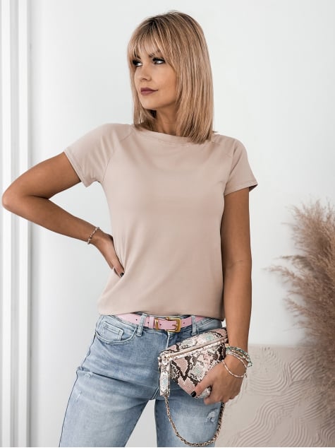 BLUZKA MONICA BEŻOWA