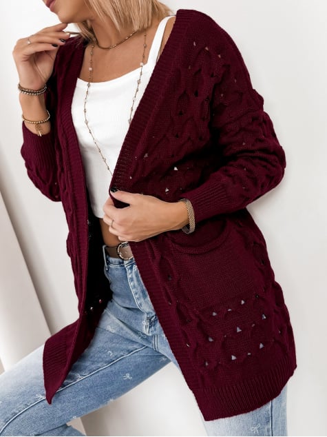 KARDIGAN ADORESSA BORDOWY