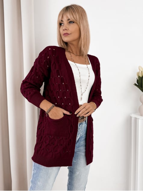 KARDIGAN ADORESSA BORDOWY