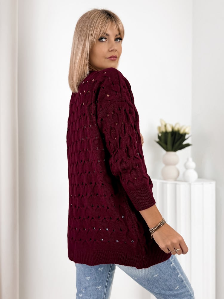 KARDIGAN ADORESSA BORDOWY