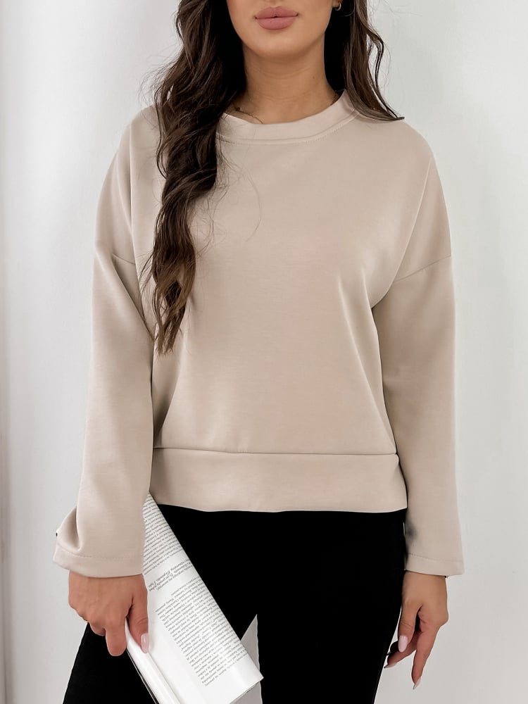 BLUZA OLANTE BEŻOWA