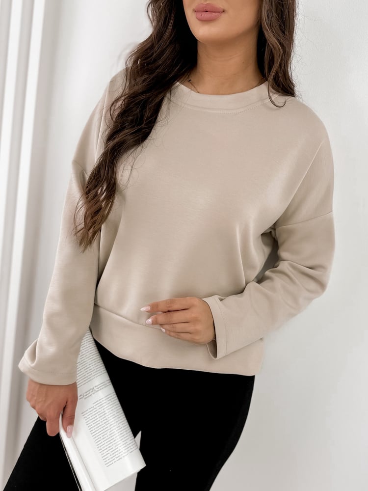 BLUZA OLANTE BEŻOWA