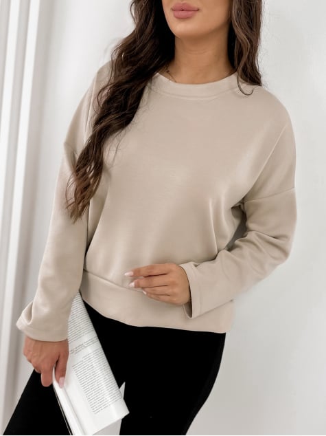 BLUZA OLANTE BEŻOWA