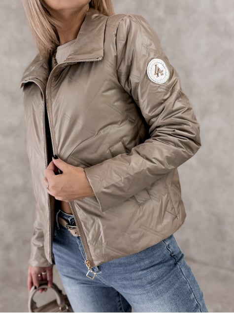 KURTKA GROTON CIEMNOBEŻOWA