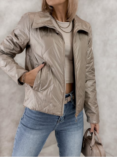 KURTKA GROTON CIEMNOBEŻOWA