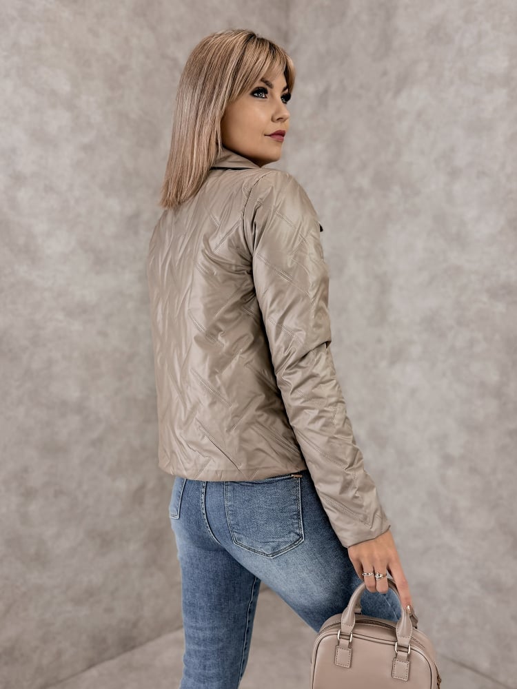 KURTKA GROTON CIEMNOBEŻOWA