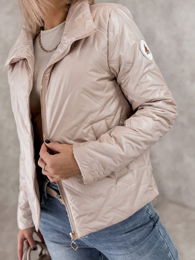 KURTKA GROTON PUDROWY RÓŻ