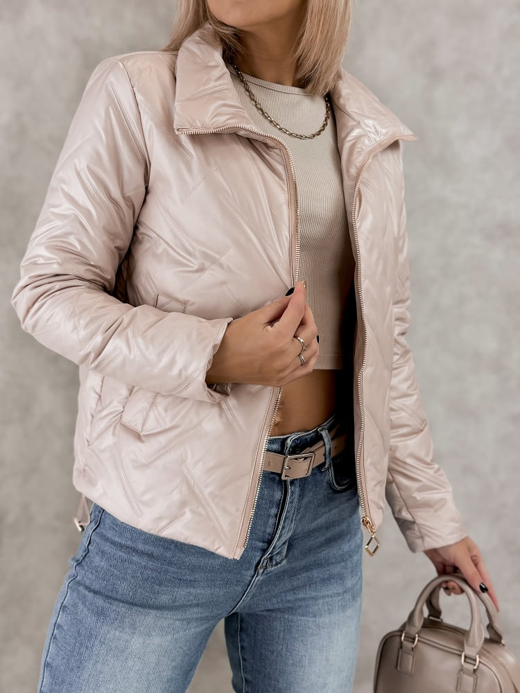 KURTKA GROTON PUDROWY RÓŻ