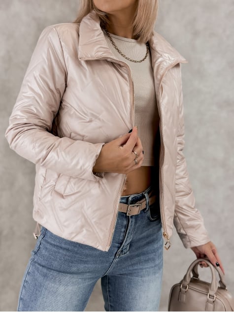 KURTKA GROTON PUDROWY RÓŻ