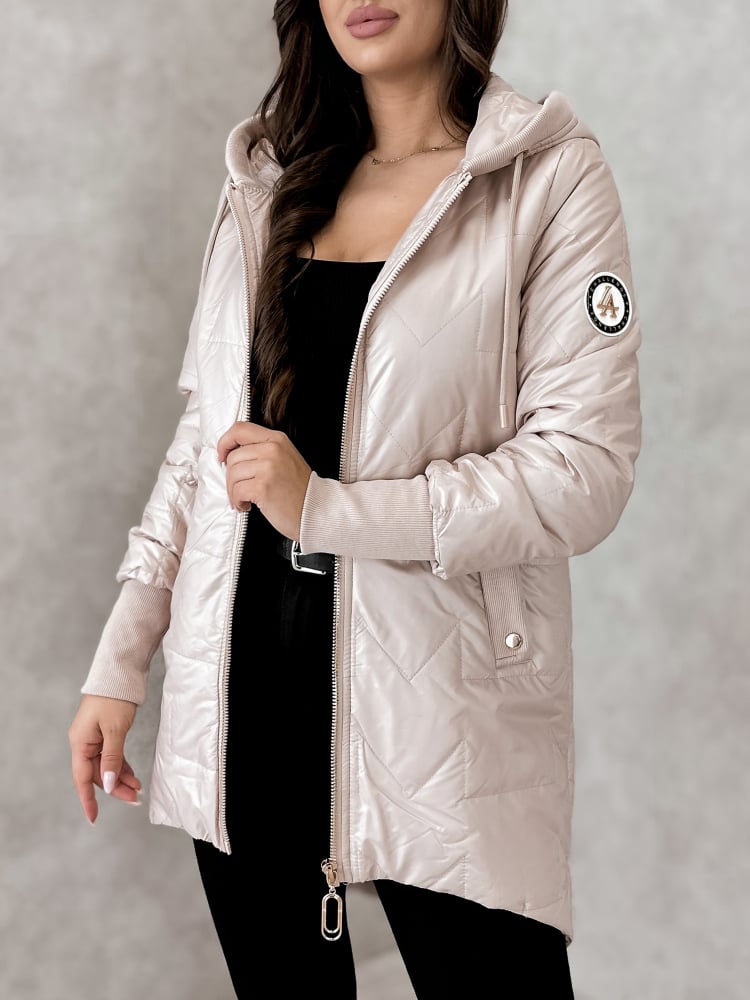 KURTKA SELWA PUDROWY RÓŻ