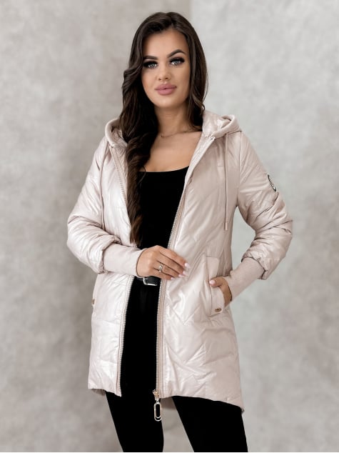 KURTKA SELWA PUDROWY RÓŻ