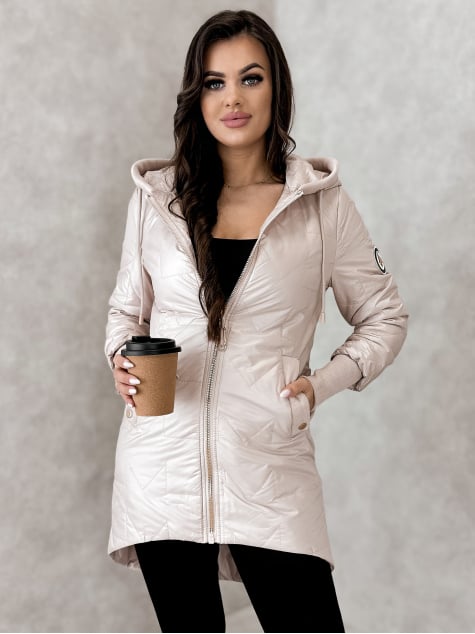 KURTKA SELWA PUDROWY RÓŻ