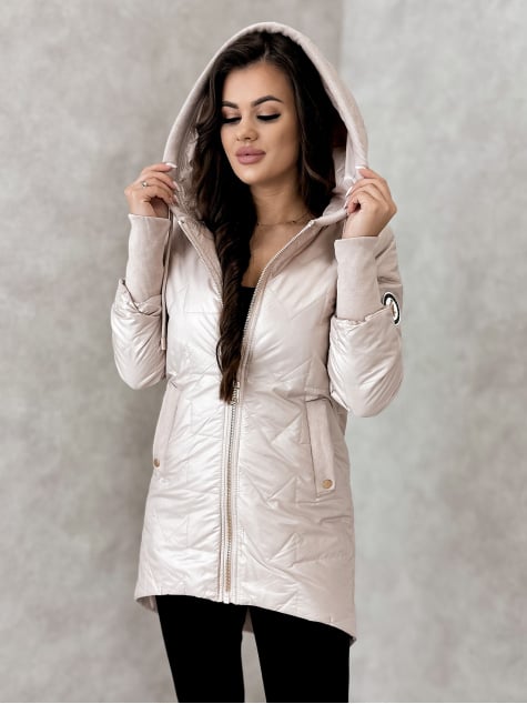 KURTKA SELWA PUDROWY RÓŻ