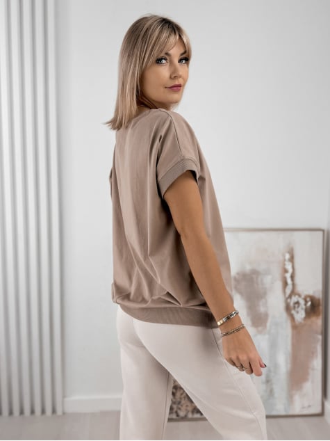 BLUZKA ASENTIA BEŻOWA