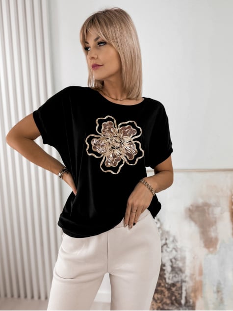 BLUZKA ASENTIA CZARNA