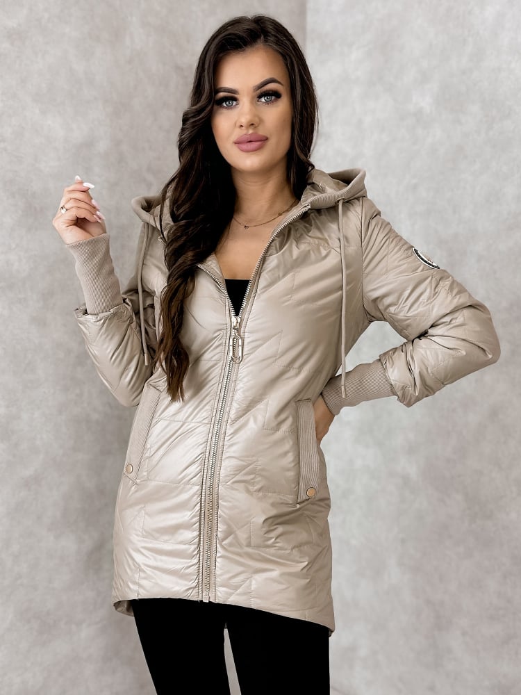 KURTKA SELWA CIEMNOBEŻOWA