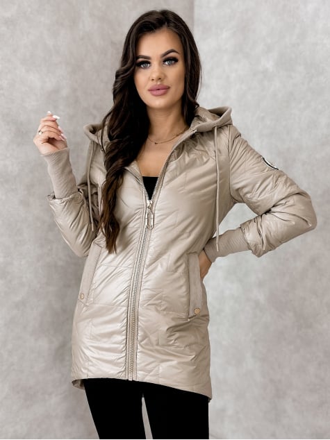 KURTKA SELWA CIEMNOBEŻOWA