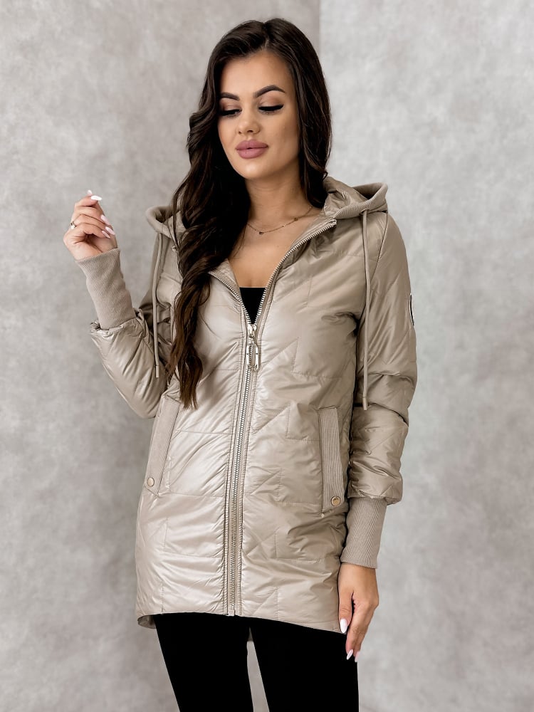 KURTKA SELWA CIEMNOBEŻOWA