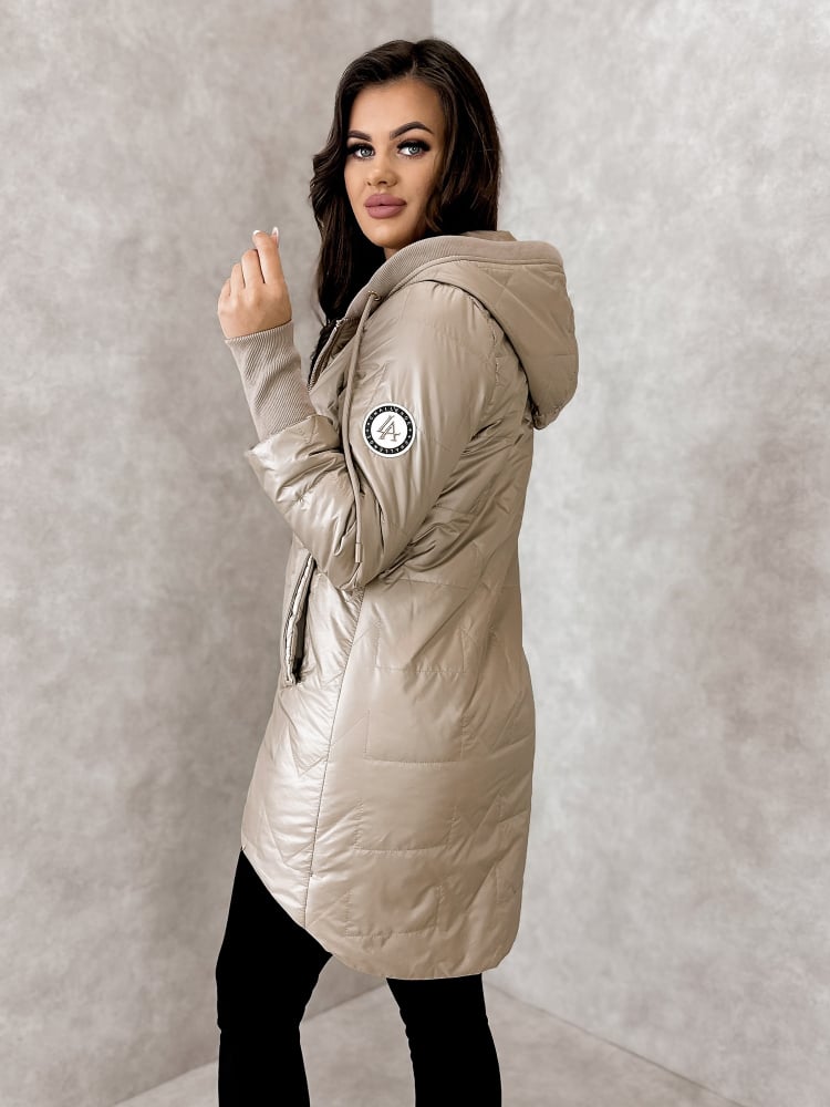 KURTKA SELWA CIEMNOBEŻOWA