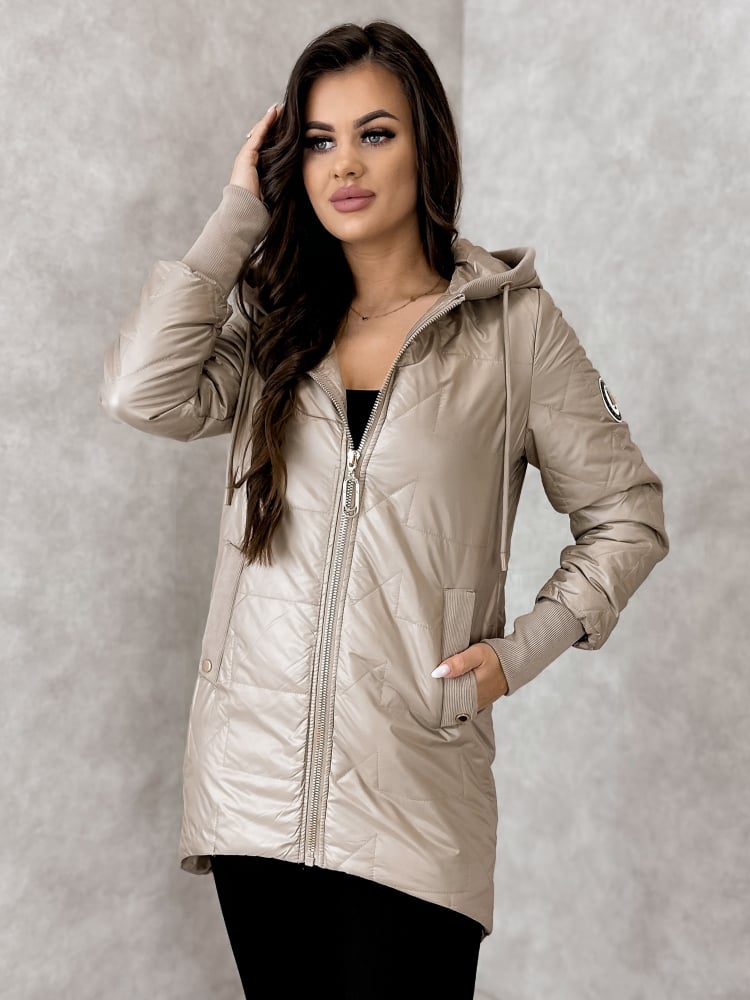 KURTKA SELWA CIEMNOBEŻOWA