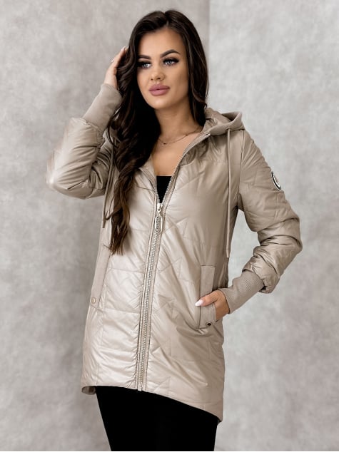 KURTKA SELWA CIEMNOBEŻOWA