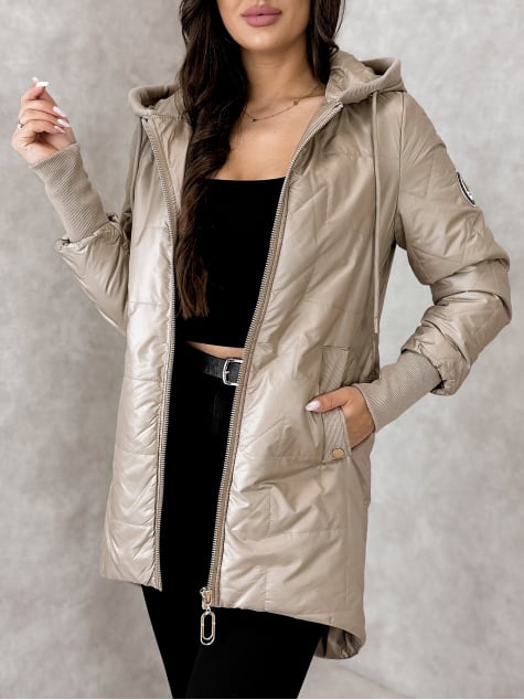 KURTKA SELWA CIEMNOBEŻOWA