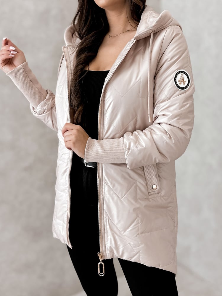 KURTKA SELWA PUDROWY RÓŻ