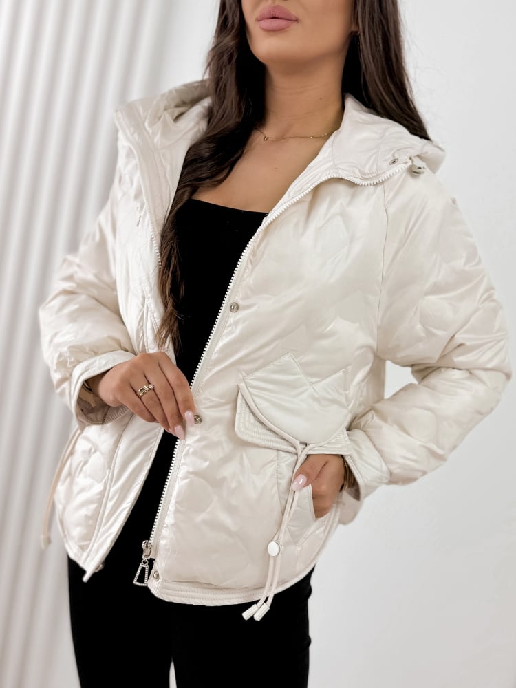 KURTKA RIVIALLA KREMOWA