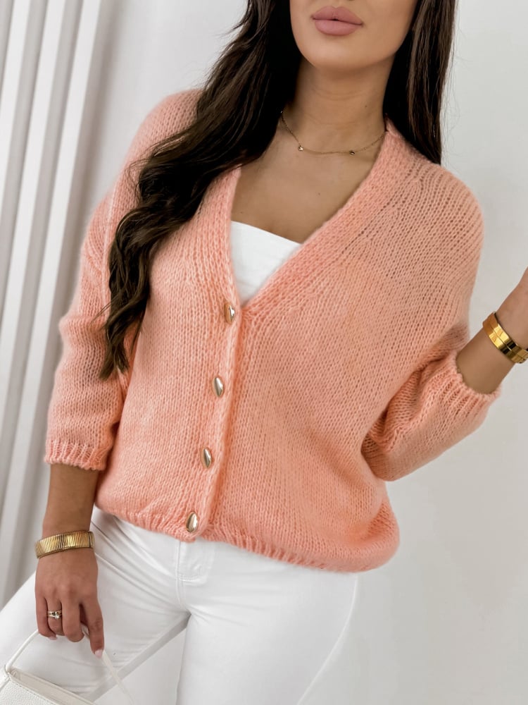 SWETER COSTANZA KORALOWY