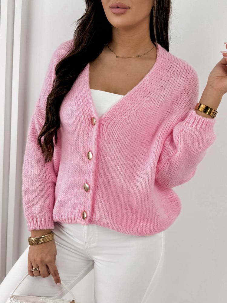 SWETER COSTANZA PUDROWY RÓŻ