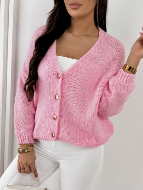 SWETER COSTANZA PUDROWY RÓŻ