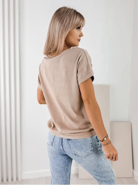 BLUZKA EVANA BEŻOWA