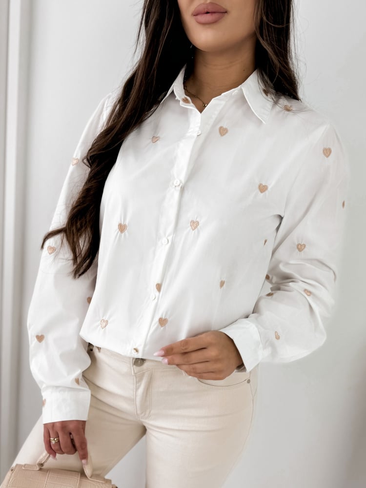 KOSZULA BLOOM BIAŁA