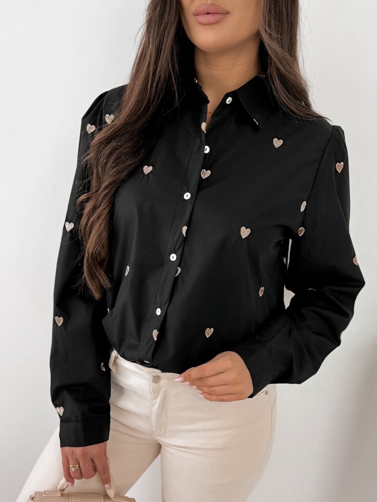 KOSZULA BLOOM CZARNA