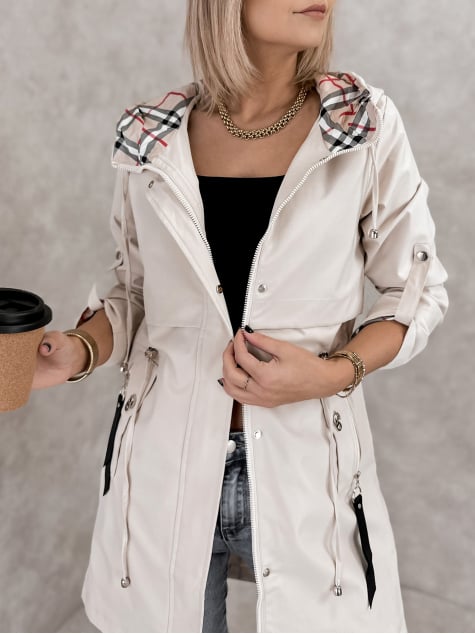 KURTKA RAYOVA BEŻOWA