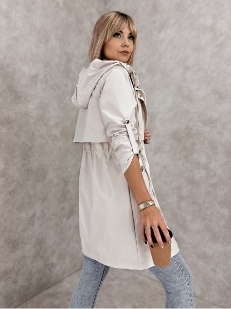 KURTKA RAYOVA BEŻOWA