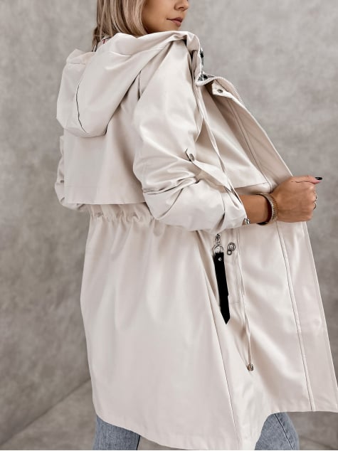 KURTKA RAYOVA BEŻOWA