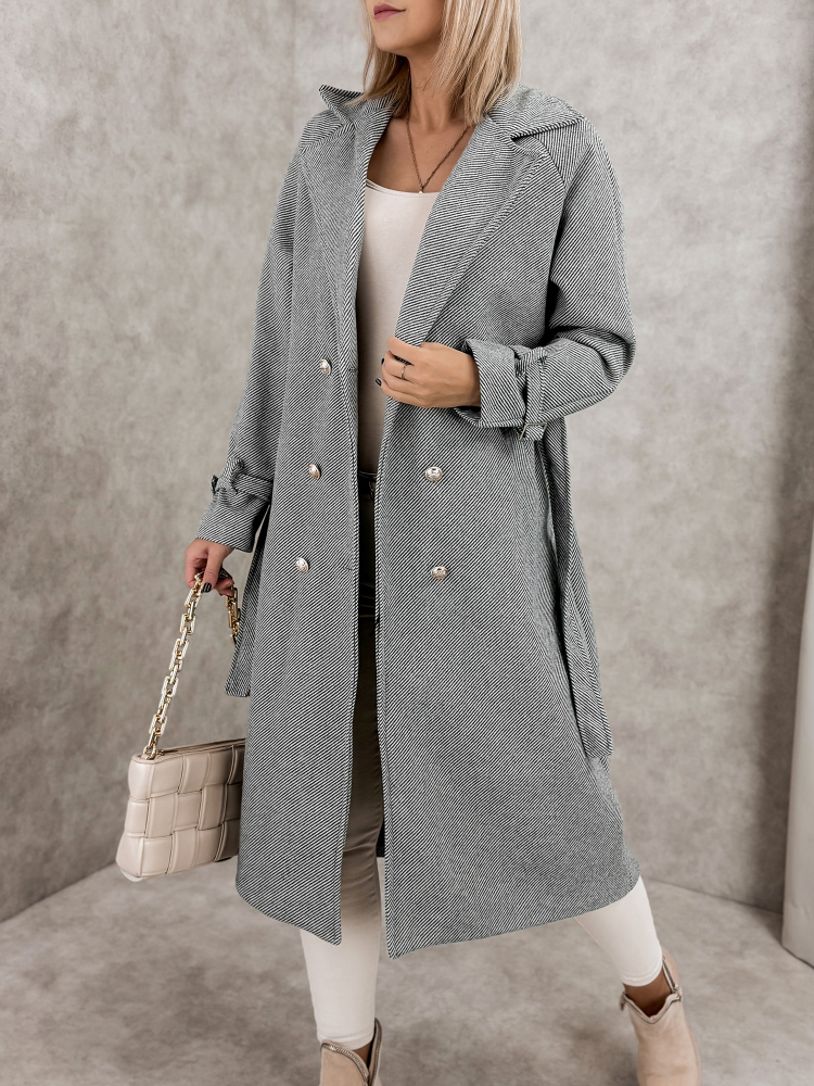 PŁASZCZ PEINA SZARY