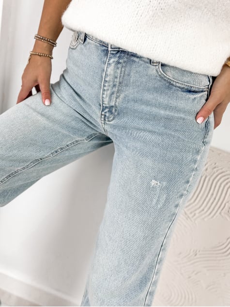 SPODNIE LAULIA JEANSOWE