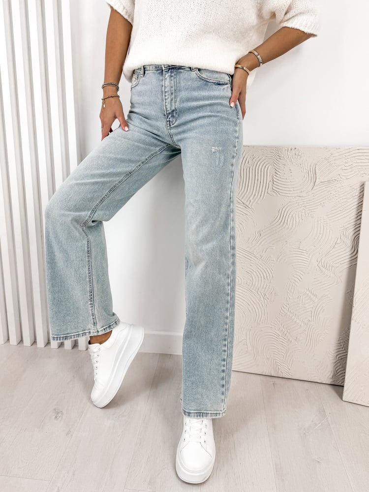 SPODNIE LAULIA JEANSOWE