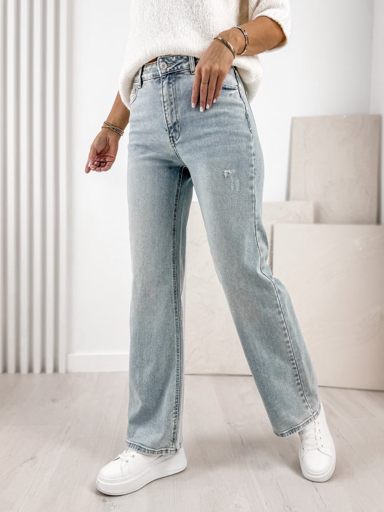 SPODNIE LAULIA JEANSOWE