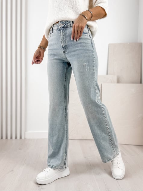 SPODNIE LAULIA JEANSOWE