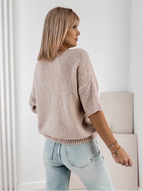 SWETER VORLA PUDROWY RÓŻ