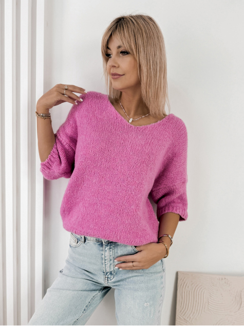 SWETER VORLA RÓŻOWY