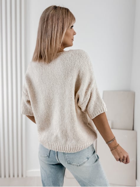 SWETER VORLA BEŻOWY